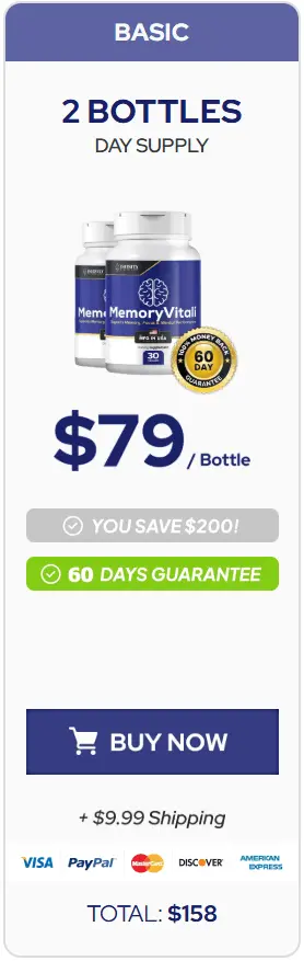 Buy MemoryVitali 1 Bottle