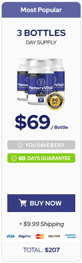 Buy MemoryVitali 1 Bottle